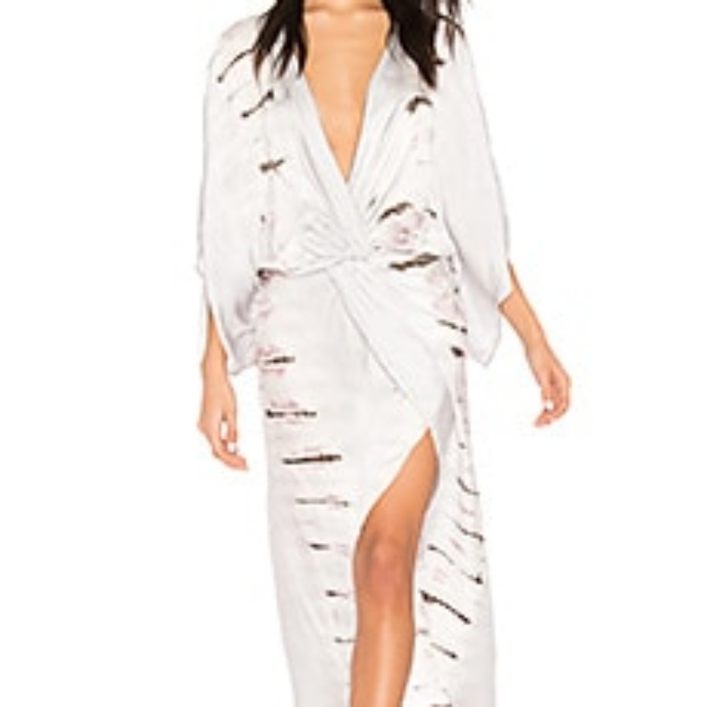 Young, Fabulous & Broke Siren Dress -  Color: Light Grey Chevron Wash